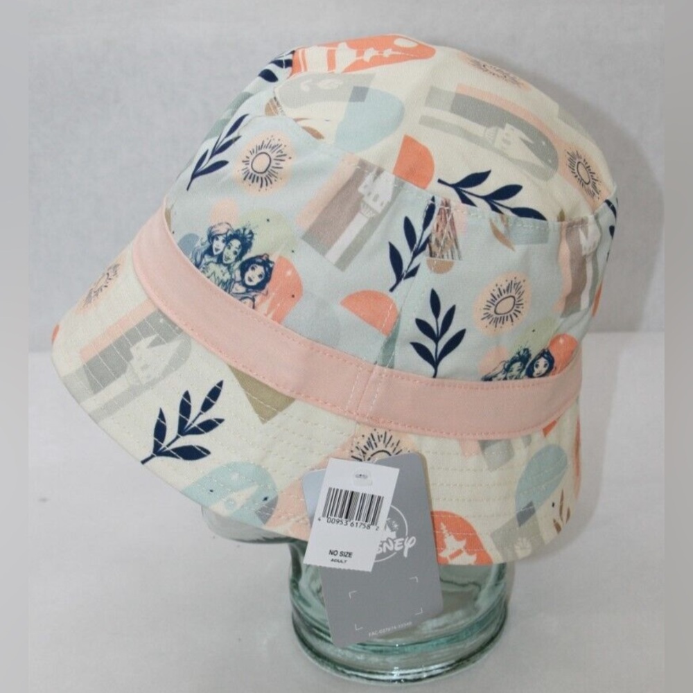 Disney Parks Rapunzel Tiana Snow White Princess Bucket Sun Hat Adult Size NEW